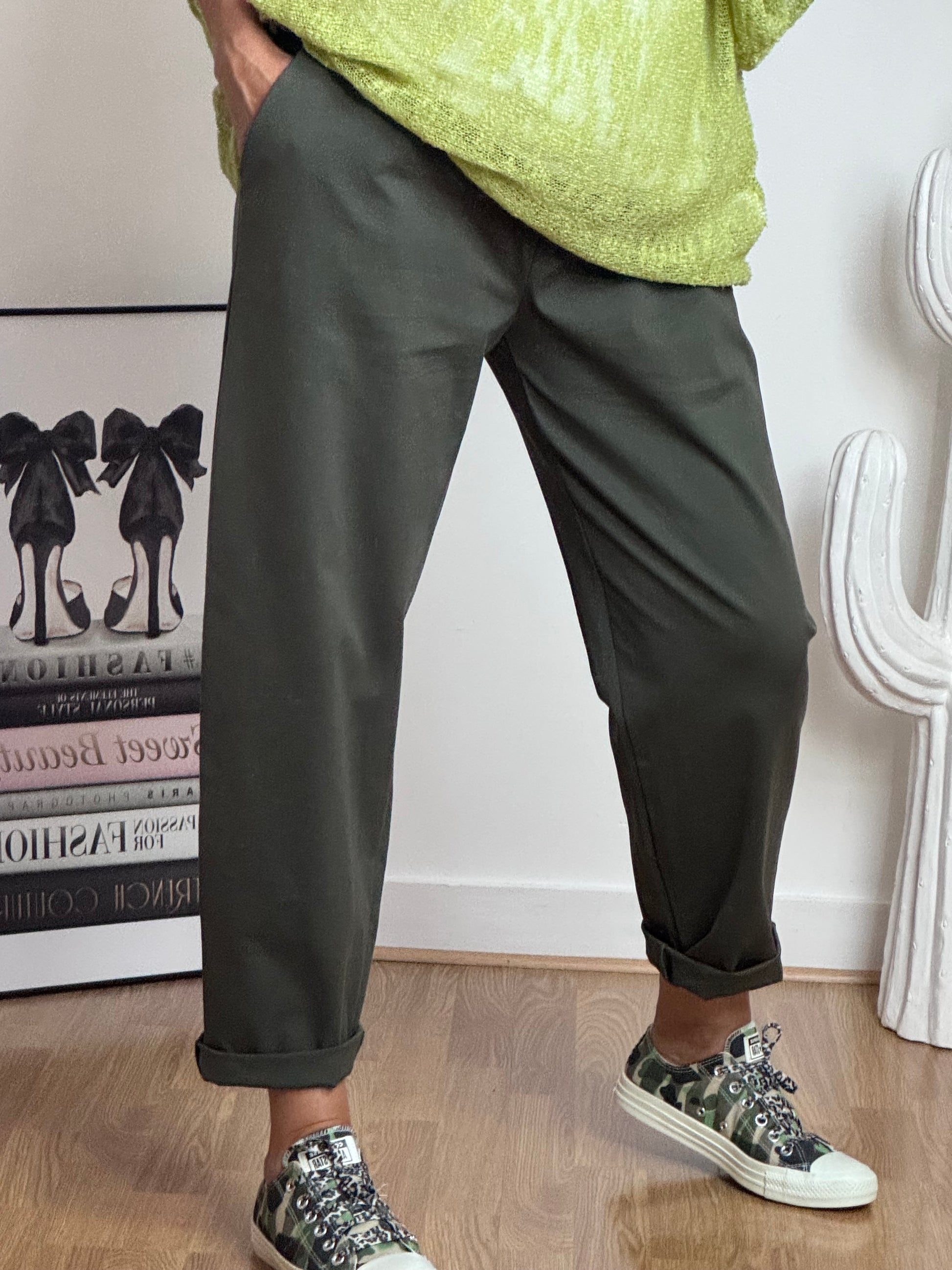 Pantalon Charly kaki TU 42/50