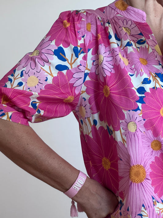 Robe Flora rose