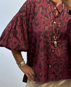 Blouse Rosalie lie de vin