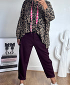 Pantalon Gabriel lie de vin TU 36/42
