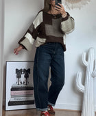 Jean ballon bleu denim