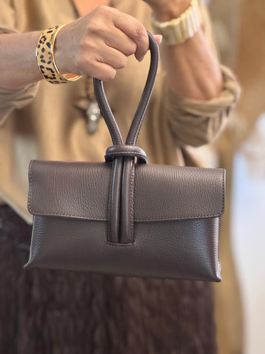 Sac anse cuir marron 🎁