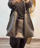 Sac bronze Alban +pochette
