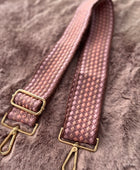 Sangle ou bandoulière pour sac à main bleue