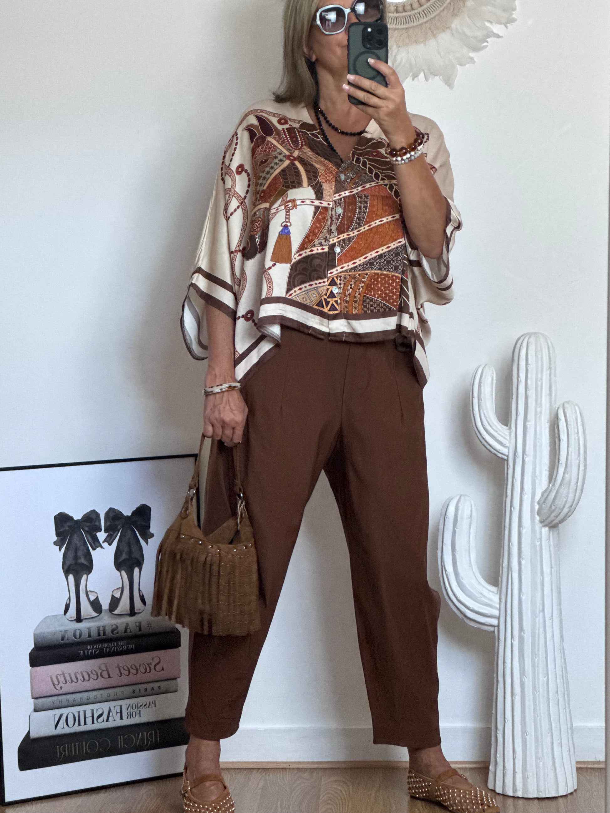 Pantalon Alexis camel