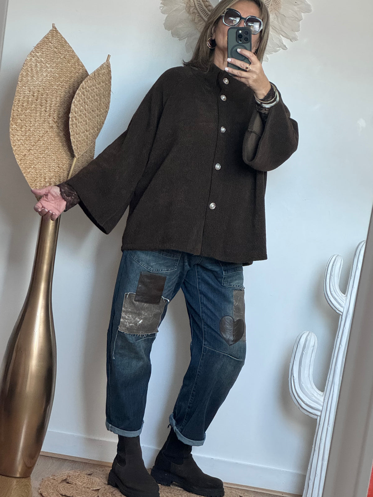 Veste Agathe marron