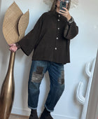 Veste Agathe marron