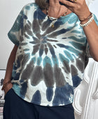 Sweat tie and dye marine / bleu