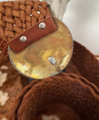 Ceinture bohème boucle tête de buffle