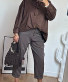 Pantalon Gabriel taupe TU 36/42