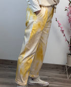 Pantalon tie and dye jaune TU 40/48