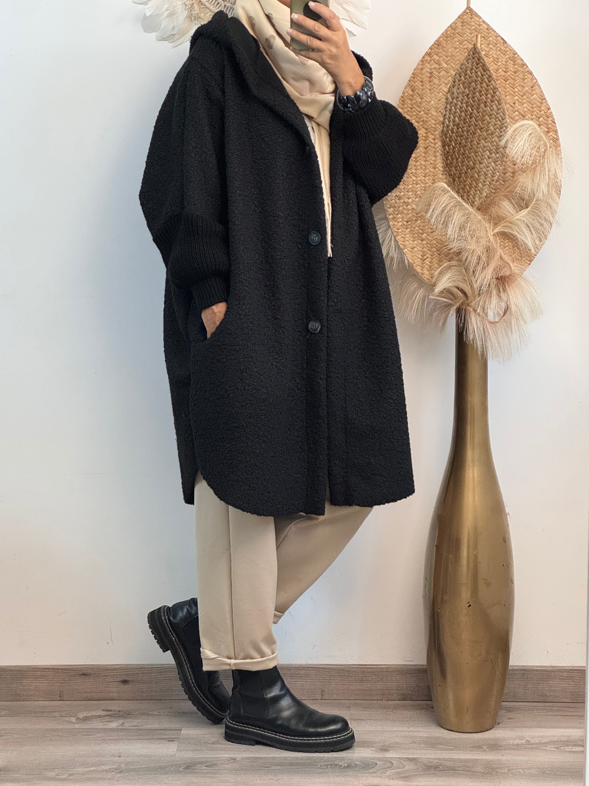 Manteau Marceau noir