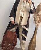 Manteau Félix beige et marron