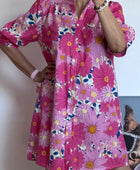 Robe Flora rose