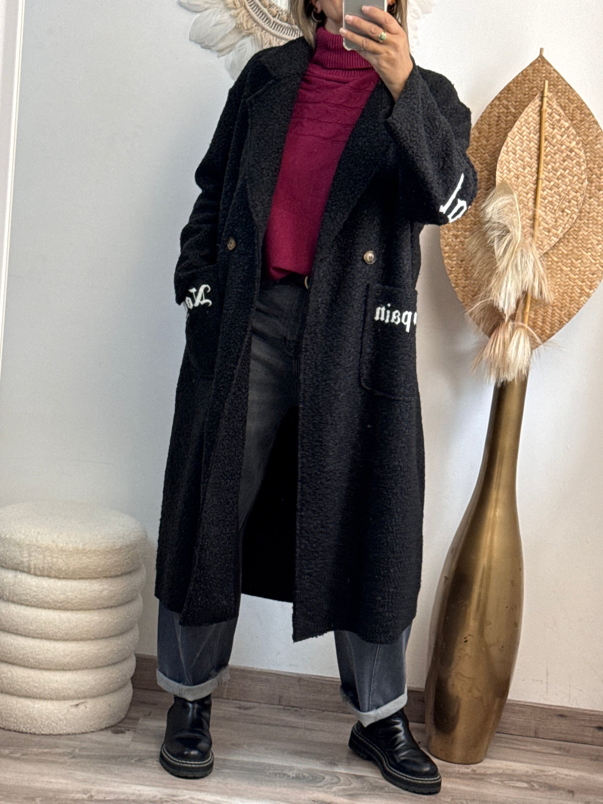 Manteau long noir