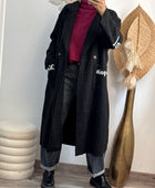 Manteau long noir