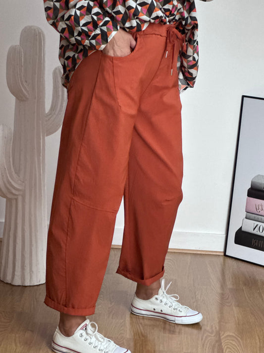 Pantalon Nino terracotta