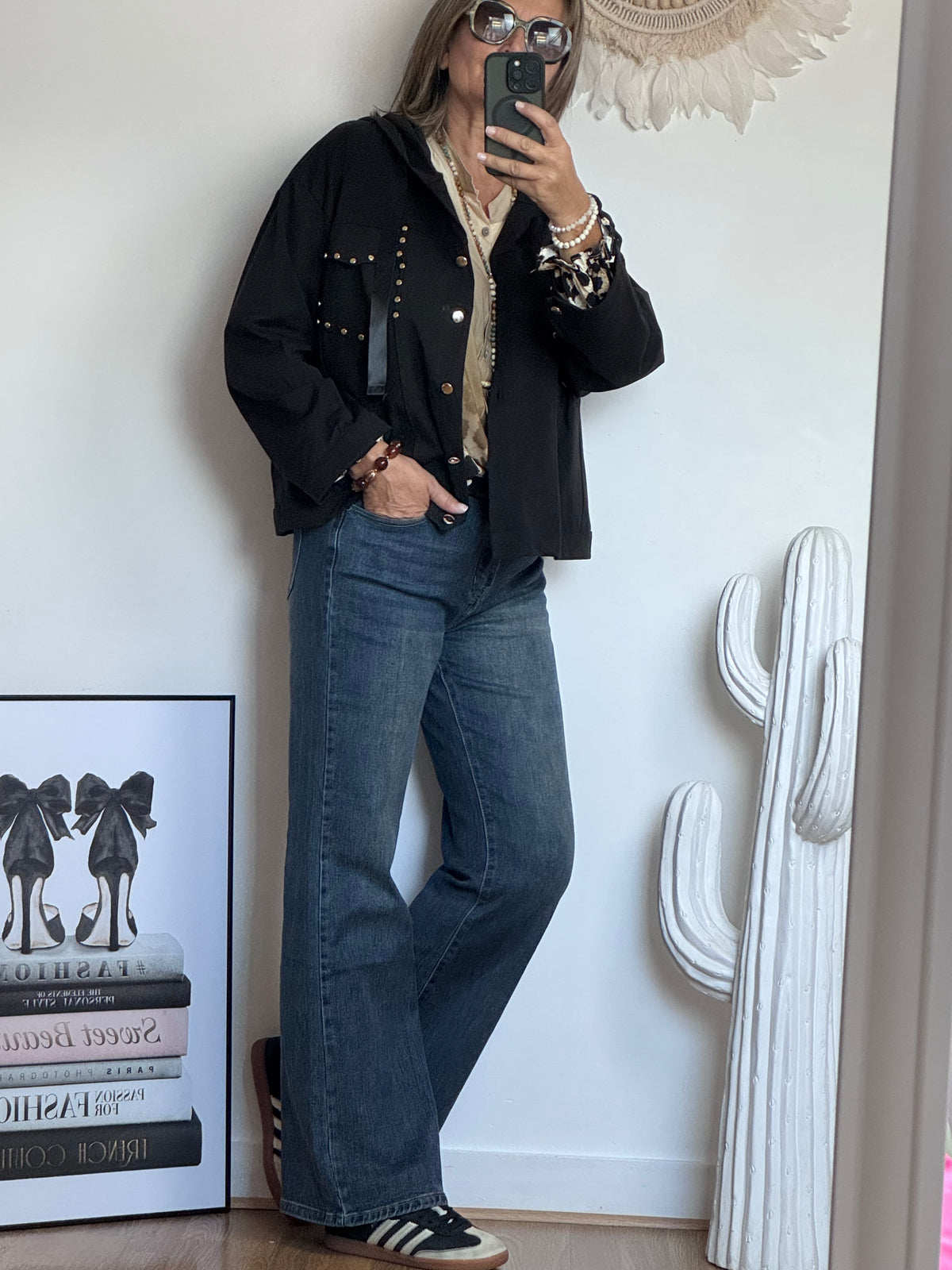 Veste casuel Gold noir