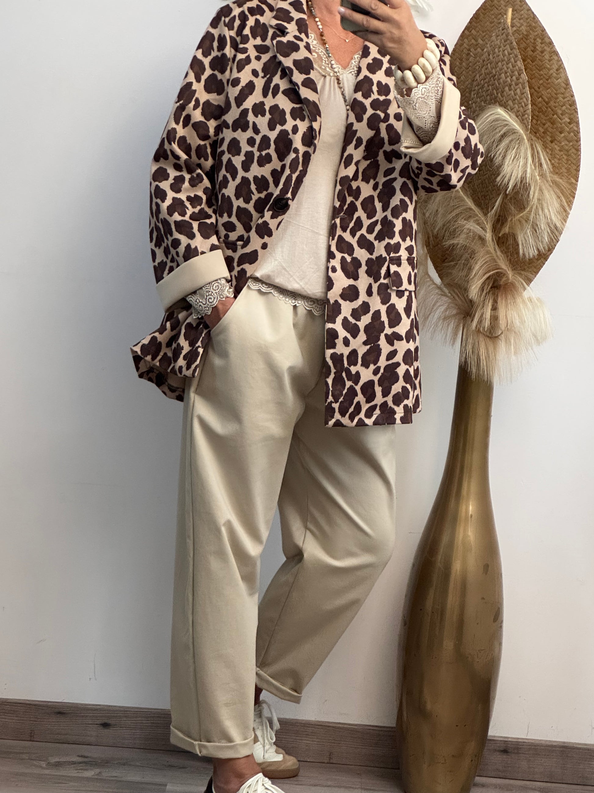 Pantalon Sacha beige TU 42/50