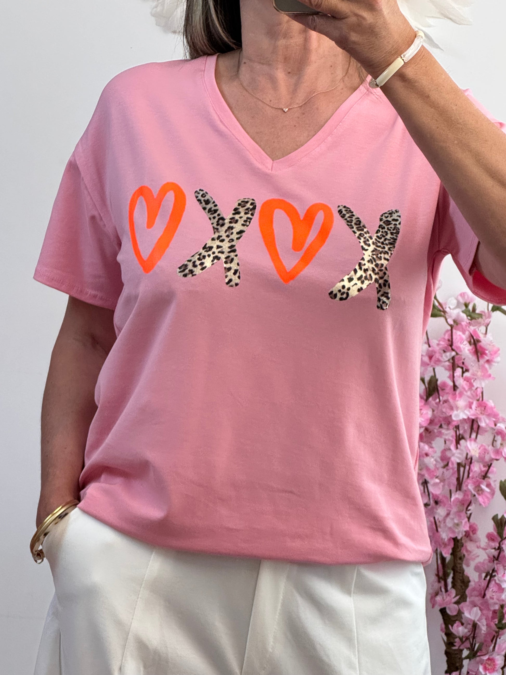 Teeshirt rose X🧡X🧡