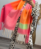 Écharpe multicolore