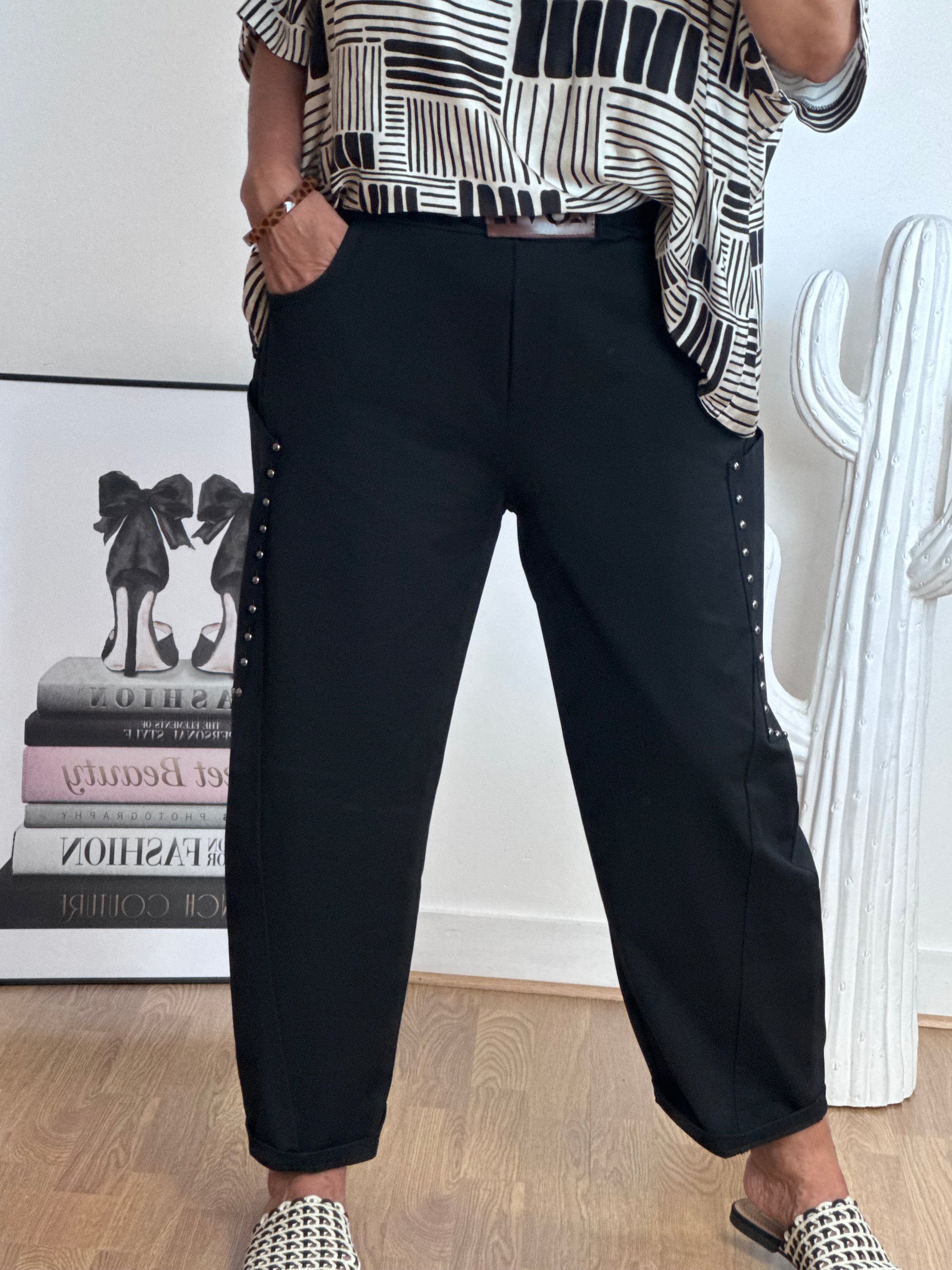 Pantalon noir love TU 38/46