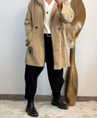 Veste coupe vent beige