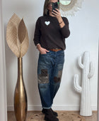 Jeans boy friend patchs