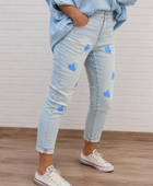 Jeans boyfriend coeurs