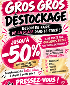 🎉DESTOCKAGE 🎉 INFOS IMPORTANTES