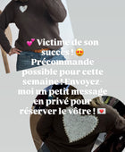 Pull cœur marron