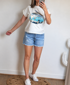Short en jeans