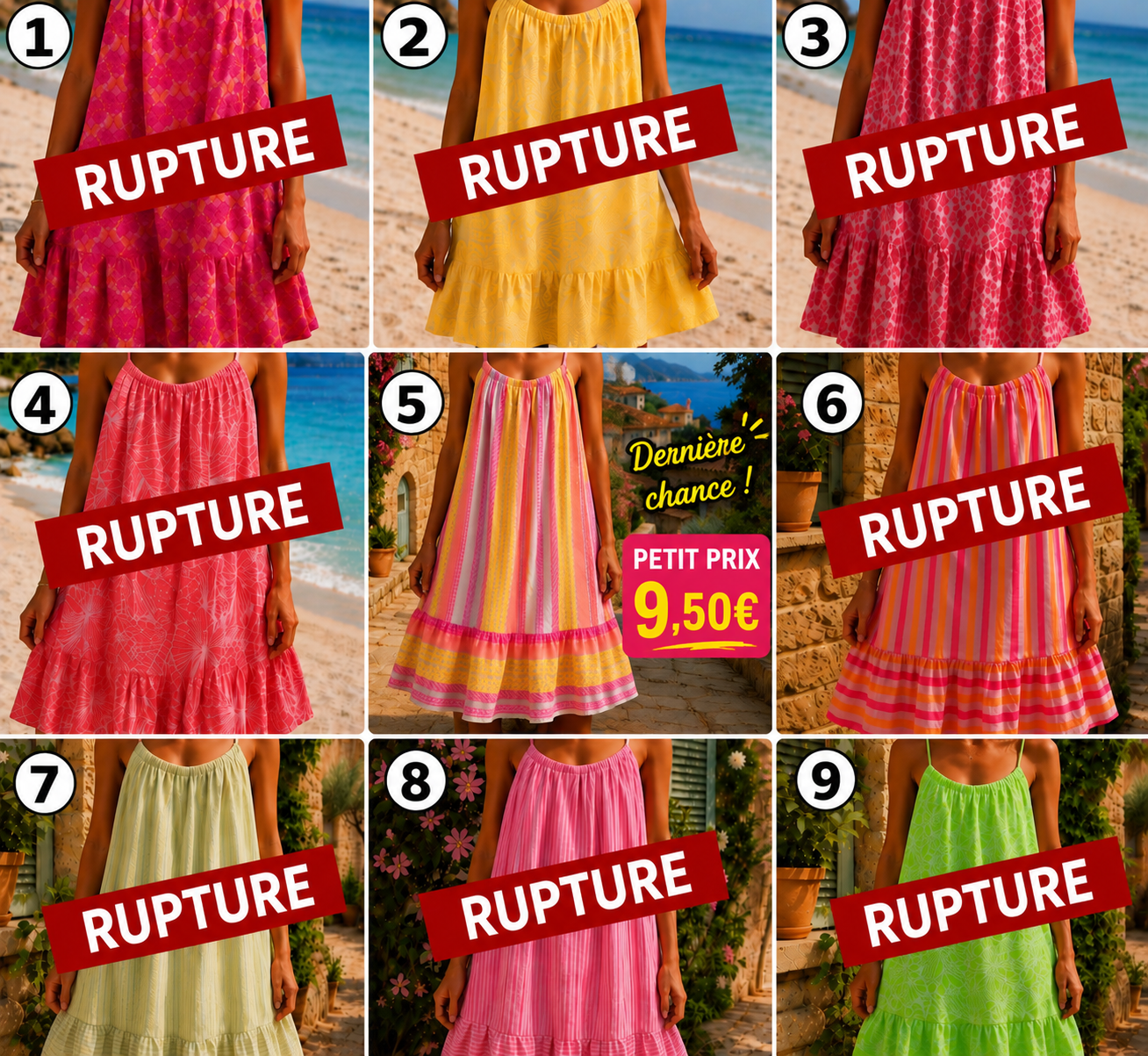 Robe d’été en coton réassort le 16/07