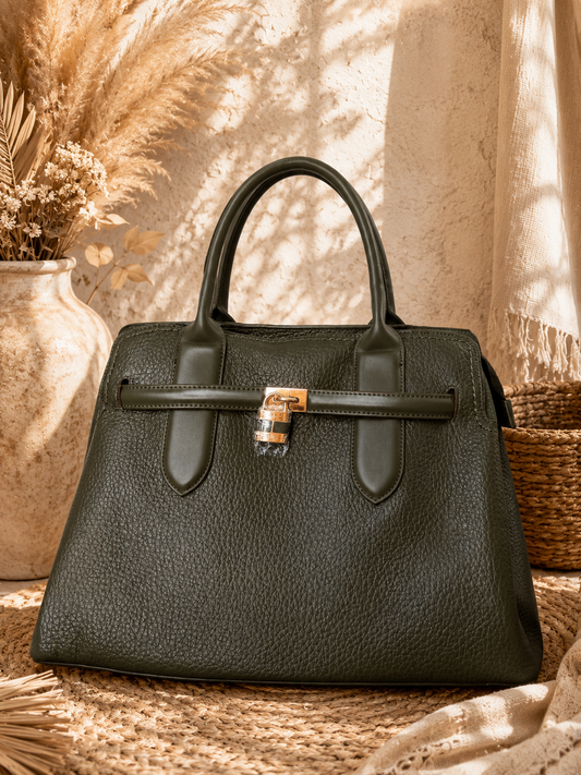 Sac à main kaki