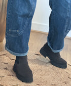 Jean barrel boutons