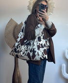 Sac cow marron