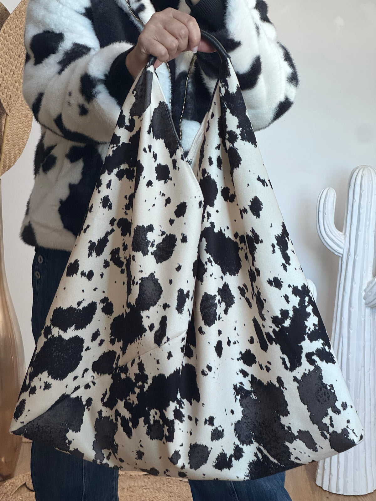 Sac cow noir