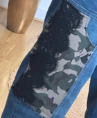 Jean baggy camouflage et dentelle