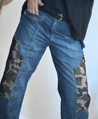 Jean baggy camouflage et dentelle