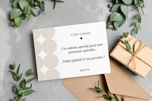 Carte-cadeau Milouja